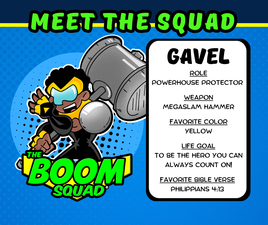 Meet the Squad - Gavel info card